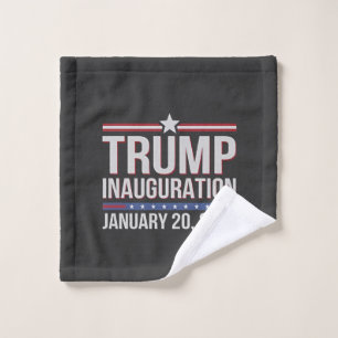 Toalha De Rosto Dia da Inauguração de Trump Janeiro de 2025 Presid