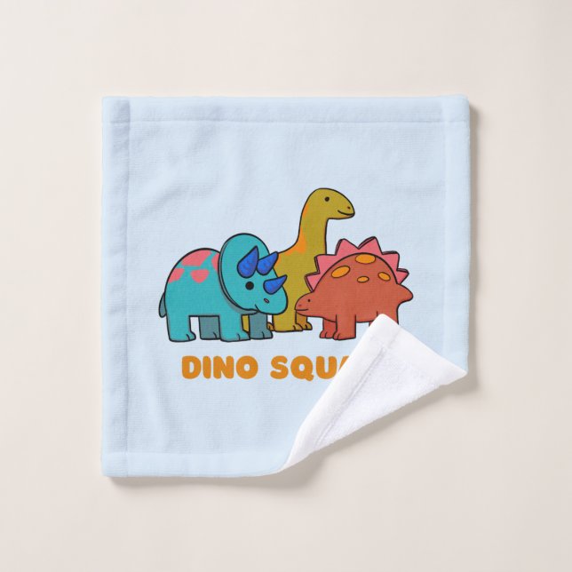 Toalha De Rosto Dino Wash Cloth (Pano de lavar)