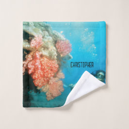 Toalha De Rosto Divisor Scuba Personalizado