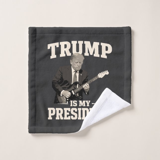 Toalha De Rosto Donald Trump É Meu Presidente (Pano de lavar)