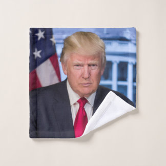 Toalha De Rosto Donald Trump Retrato Presidencial Oficial