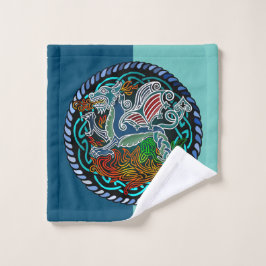 Toalha De Rosto Dragon celtique