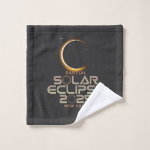 Toalha De Rosto Eclipse Solar Parcial 2025 Astronomy Event