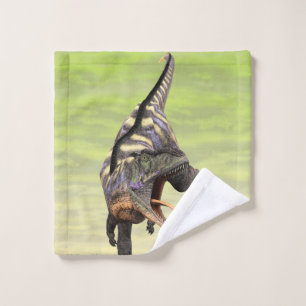Toalha De Rosto Engraçado Aucasaurus Dinossaur - Perfeito para Din