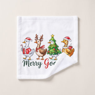Toalha De Rosto Engraçado Bobo de Natal