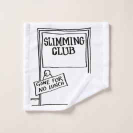 Toalha De Rosto Engraçado Observadores de Peso Vedando Clube Flann