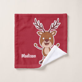 Toalha De Rosto Engraçado repolho personalizado de lavagem de nome