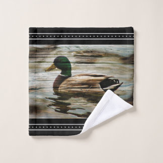 Toalha De Rosto Estilo de Algodão do Pato Mallard