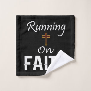 Toalha De Rosto Executando em Faith Runner