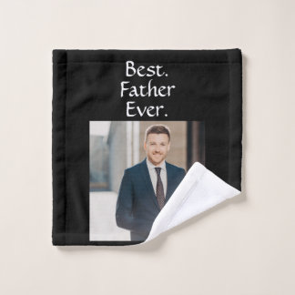 Toalha De Rosto Father Photo Collage Custom Giant
