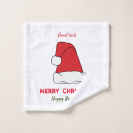 Toalha De Rosto Feliz Natal minimalista e Ano novo