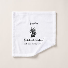 Toalha De Rosto Fim de semana de solteira clube da árvore de coco 