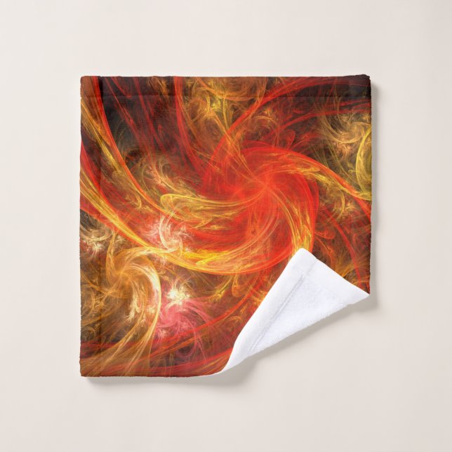 Toalha De Rosto Firestorm Nova Abstrato Art (Pano de lavar)
