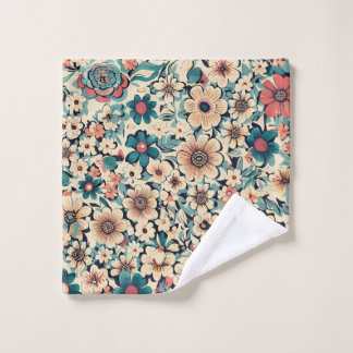 Toalha De Rosto Flor Primavera boêmica