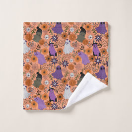 Toalha De Rosto Floral assustador