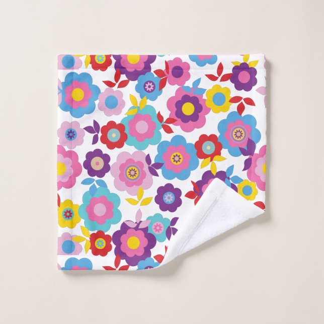 Toalha De Rosto Flores da primavera de Eilin 2 (Pano de lavar)