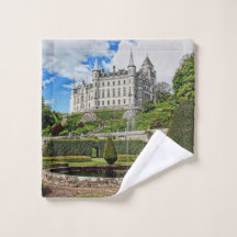 Foto da arquitetura do castelo de Dunrobin