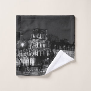 Toalha De Rosto Foto parisiense urbana, moderna da vida nocturna