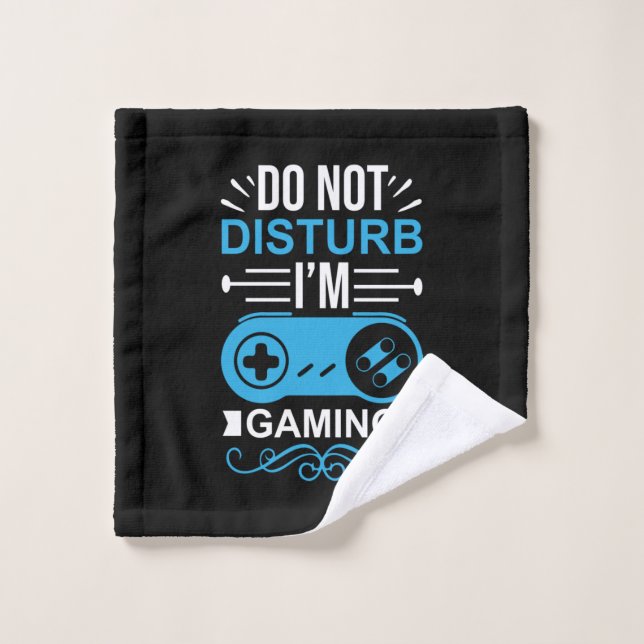 Toalha De Rosto Gamer Gift I Am Gaming (Pano de lavar)