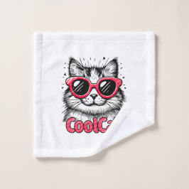 Toalha De Rosto Gato Legal 1