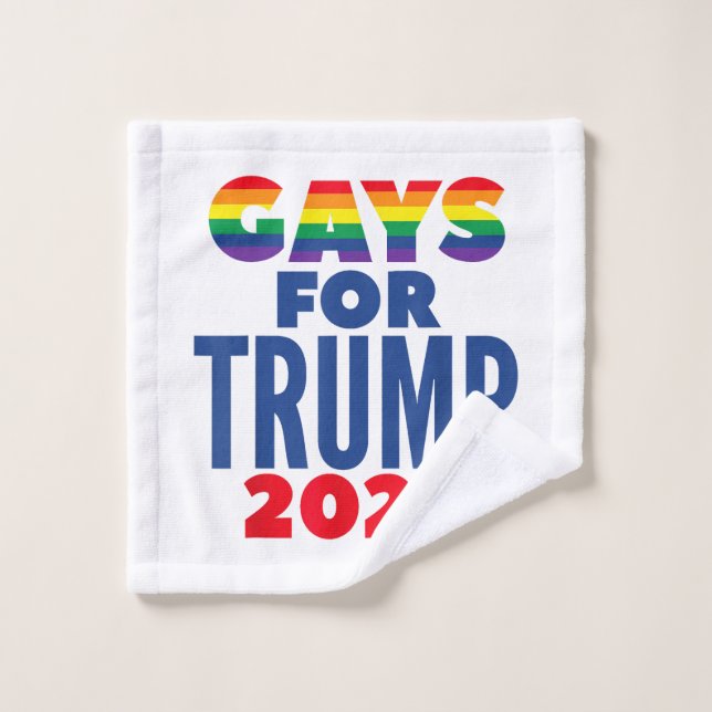 Toalha De Rosto Gay Para A Eleição De Trump 2024 (Pano de lavar)
