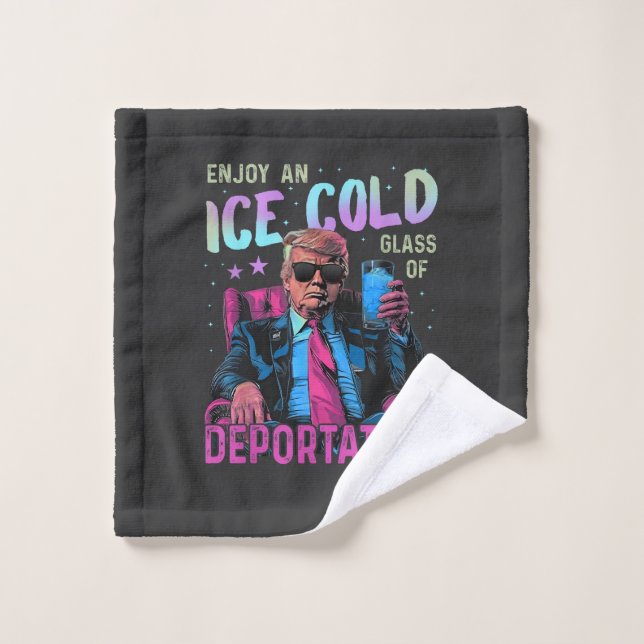 Toalha De Rosto Gelo Desfrute um Gelo Frio (Pano de lavar)