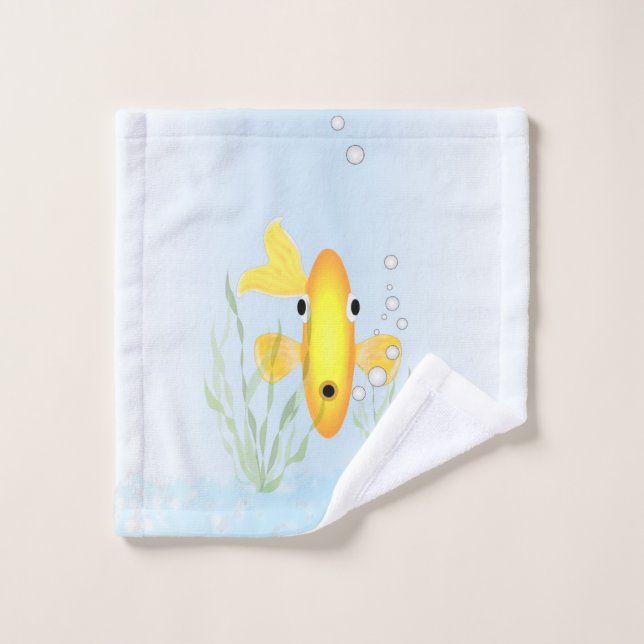 Toalha De Rosto Goldfish Bowl Wash Cloth (Pano de lavar)