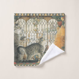 TOALHA DE ROSTO GOLPE DE GATO DE NATAL