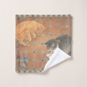 TOALHA DE ROSTO GRIPE DE GATO/VASTO