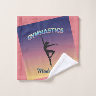 Toalha De Rosto Gym Twist Holographic Gymnastics Sunset Custom