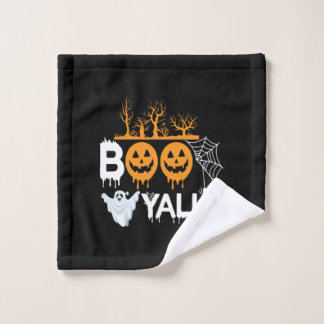 Toalha De Rosto Halloween Boo Yell Halloween Aniversário