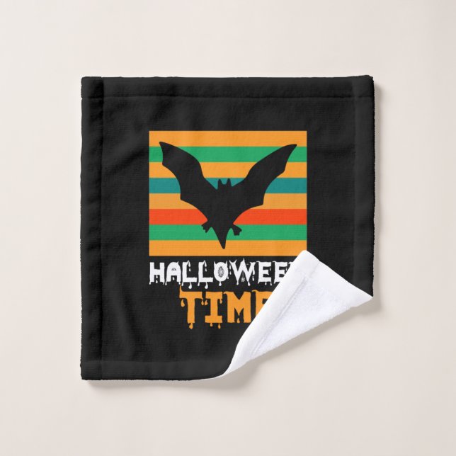 Toalha De Rosto Halloween Vintage Halloween (Pano de lavar)