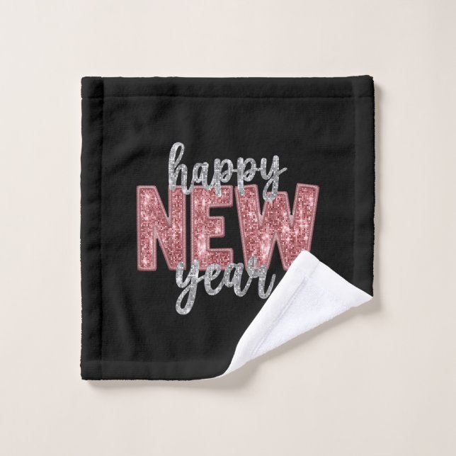 Toalha De Rosto Happy New Year 2026 New Year's Eve Party Countdown (Pano de lavar)