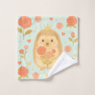 Toalha De Rosto HIMEKARI Floral Hedgehog Wash Towel – Green