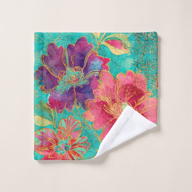 Toalha De Rosto Indian style design (Pano de lavar)