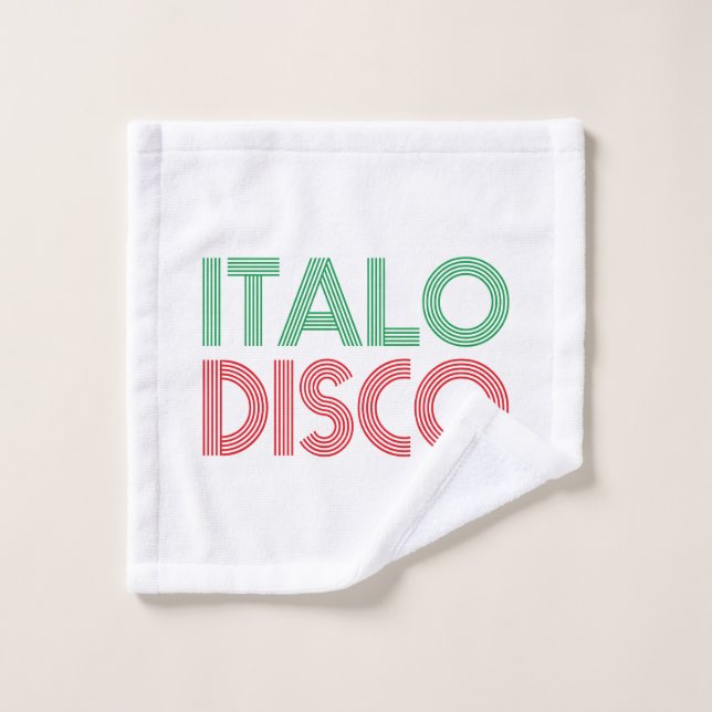 TOALHA DE ROSTO ITALO DISCO (Pano de lavar)