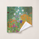 Toalha De Rosto Jardim Flor por Gustav Klimt<br><div class="desc">Visite minha loja para ver design mais interessante e mais opções de cores.
=> zazzle.com/colorfulworld*</div>