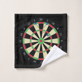 Toalha De Rosto Jogador de dardos Treble Top 180 Dartboard