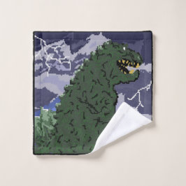 Toalha De Rosto Kaiju de 8 bits