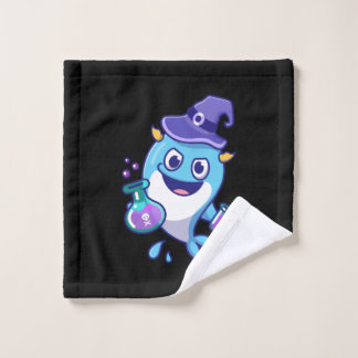 Toalha De Rosto Kawaii Wizard Whale Potion Science Design