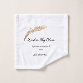 Toalha De Rosto lascas por adicionar nome info contato mídia socia