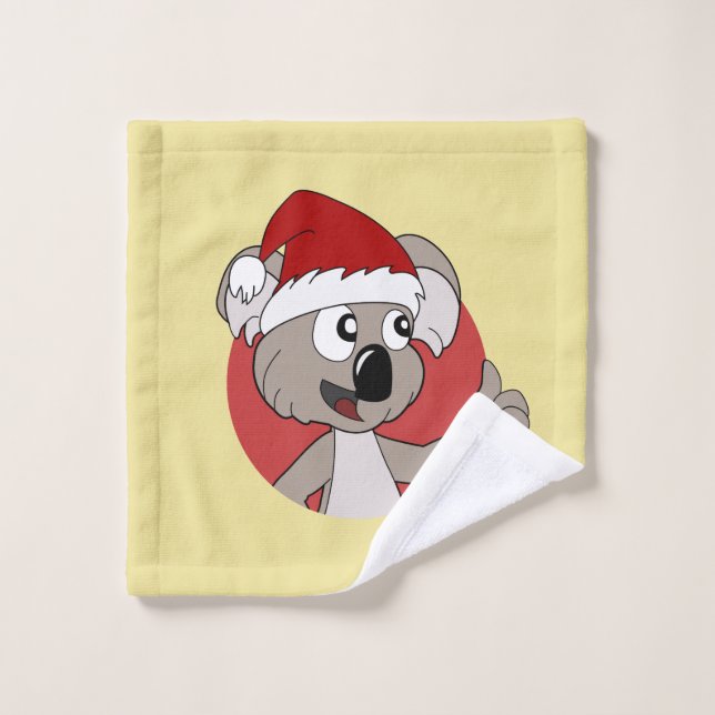 Toalha De Rosto Lava de roupa de cartoon de Natal (Pano de lavar)