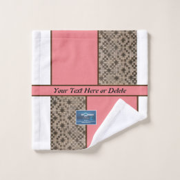 Toalha De Rosto Lava-Lava (Peach LED S.C.C.)SDCs ©️ 2023