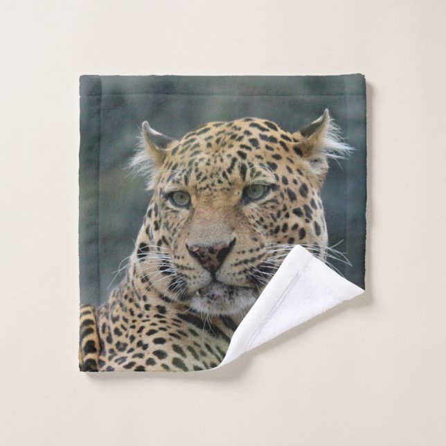 Toalha De Rosto Leopardo 006 (Pano de lavar)