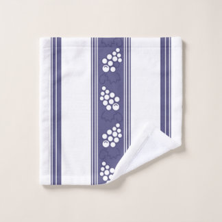 Toalha De Rosto Listras de Jacquard de Luxo de Uvas