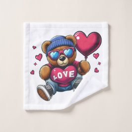 Toalha De Rosto Love Bear