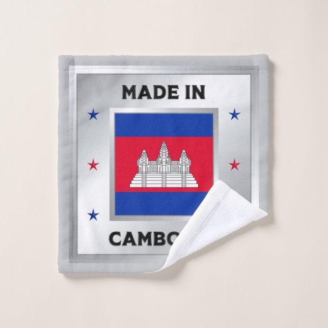 Toalha De Rosto Made In Cambodia (Pano de lavar)