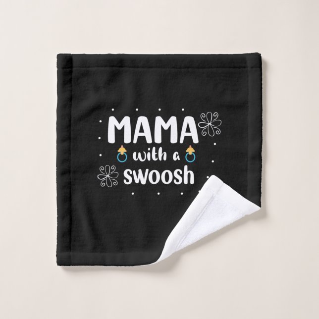 Toalha De Rosto Mãe Dando Presente Mamãe Com Um Sueco (Pano de lavar)
