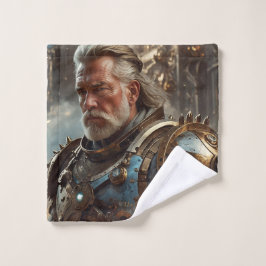 Toalha De Rosto Majestade Regal Steampunk King Flannel Wash Cloth