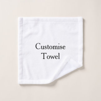 Toalha De Rosto Make Your Own Simple Wash Cloth Towel Set